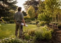 Parabola dei talenti nel lavoro creativo del giardiniere